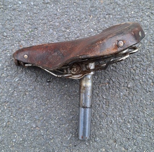 Ancienne selle vélo - ancienne, de