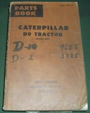 Manuel De Pièces Du Bulldozer Crawler Caterpillar D9 D9G S/N 66A3266-9417