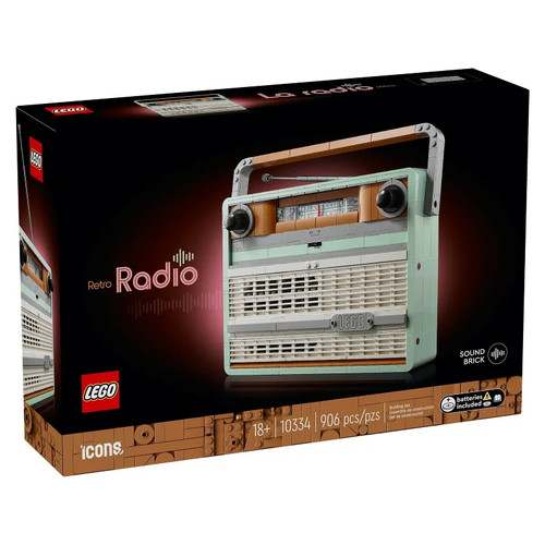 Lego 10334 radio rétro - lego, la