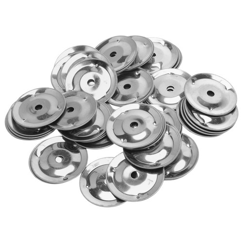 Compatible silver drum cymbal - silver,