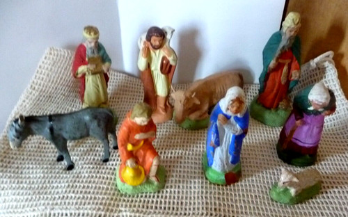 Anciens santons creche - 9,