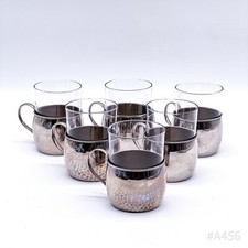 6x Vintage Support de Verre à