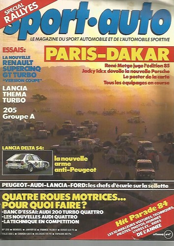 Sport auto 276 paris dakar - sport, n°276