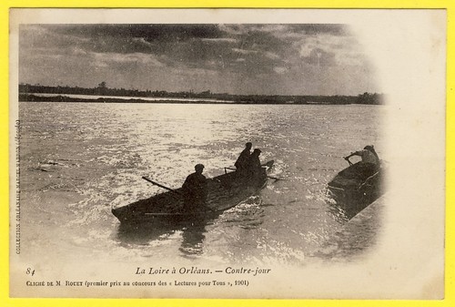 Cpa rare loire - la, orlÉans