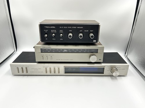 Lot vtg stereo equipment - lot,