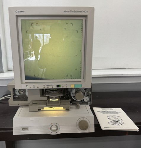 Canon microfilm scanner - canon, ii