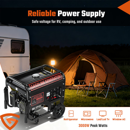 Petrol generator dual volt - petrol,