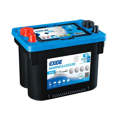 Batterie exide dual agm ep450 - dual,