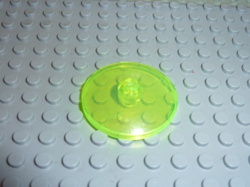 Lego trneongreen round dish - trneongreen,