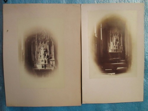 Photos vers 1870 autel - :,