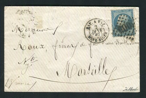 Rare lettre bône - lettre, de
