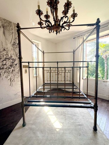 Lit antique laiton - en,