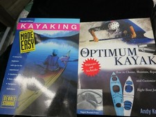 The Optimum Kayak + Kayaking made Easy Lot of 2 Books W-24