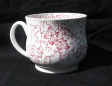 Ancienne grande tasse à chocolat en faïence de Creil et Montereau