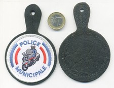 POLICE / MUNICIPALE - MOTO - TISSU