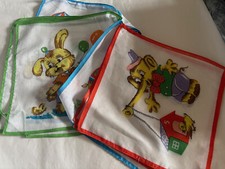 Mouchoir de Poche Enfant vintage neuf lot de 12