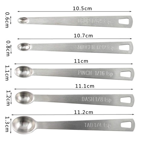 5pcs set acier inoxydable - 5pcs,