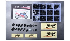 Kit visserie carénages spécifique Vis couleur Noir HONDA VFR 400 R 1989-1993