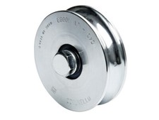 Roue Pour Portail Coulissant Avec Broche Gorge " U " Coussins Plusieurs Mesures