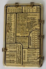 Le Posographe Kaufmann Evaluation du temps de pose dans son étui TBE