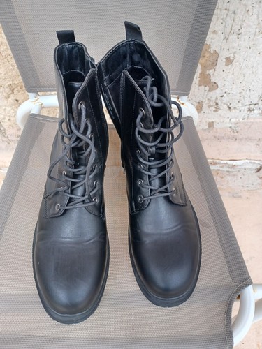 Bottes femme lacets noir - bottes,