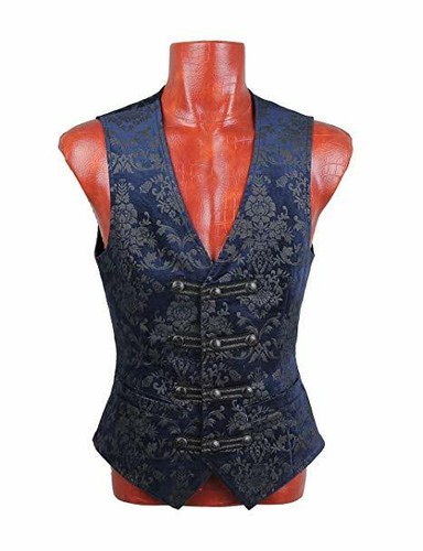 Gilet victorien imprimé - gilet,