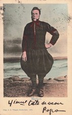 CPA SCENES ET TYPES PAYS BAS MARKEN TYPE HOMME TENUE TRADITIONNELLE