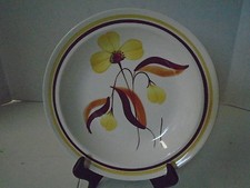 Blue Ridge Southern Pottery Golden Jubilee Soup Bowl  Hand Painted Flower 