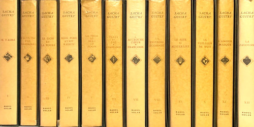 Sacha guitry 12 - guitry, volumes