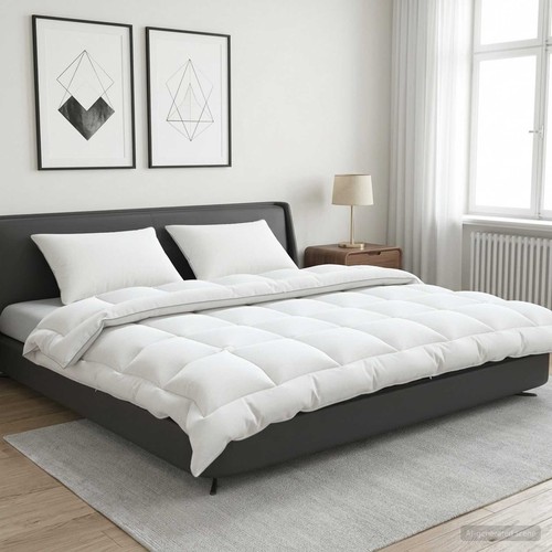 Couette blanc laine - blanc,