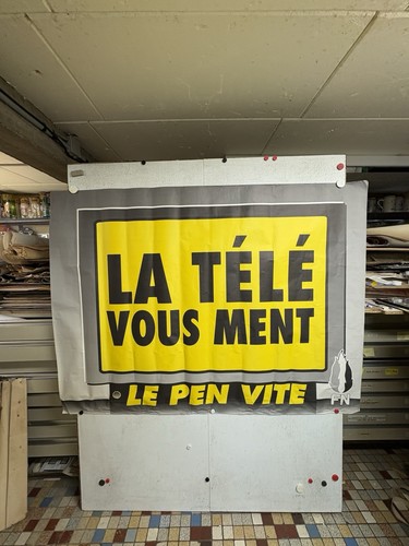 Rare grande affiche ancienne - rare,