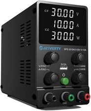 Alimentation DC Variable 30V 10A Régulable à Commutation Réglable DC Banc Ali...