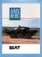 GIAT / AMX 10 RC / MILITARY VEHICLE  / CATALOGUE 1987 / ENGLISH