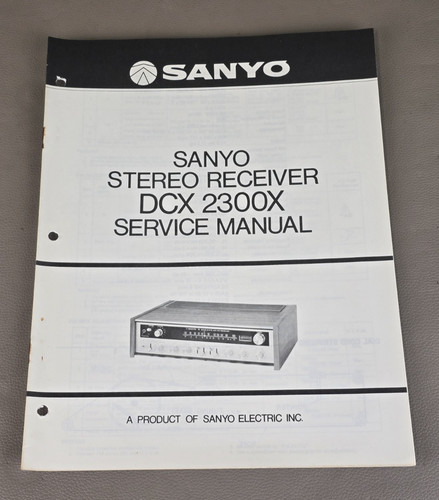 Sanyo stereo receiver dcx - receiver,