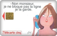 TELECARTE 5 UNITES / TIRAGE