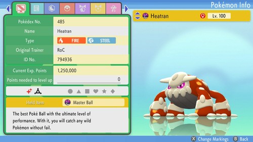 Pokemon heatran shiny 6iv - pokemon,