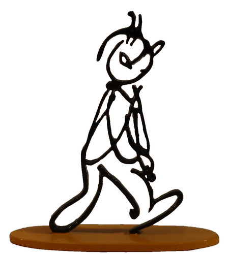 Tintin sculpture alph - -art,