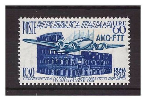 Trieste 1952 icao - trieste, neuf