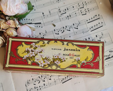 ANCIENNE BOITE VIDE CARTON SAVON PUBLICITAIRE ROGER GALLET JASMIN