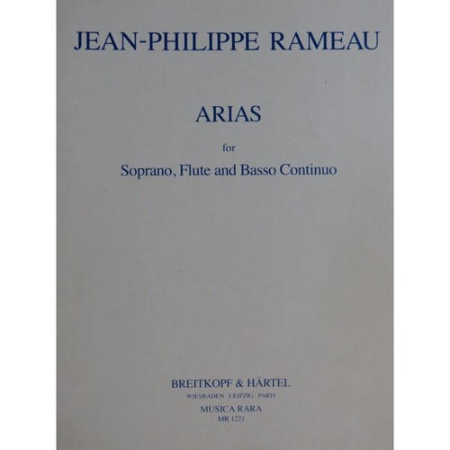 Rameau jean philippe - jean-philippe, arias
