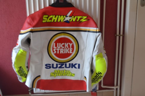 Blouson moto cuir swantz - cuir,