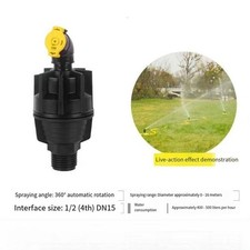 Arroseur de Jardin Rotatif 180 Degrés 360 Degrés Buse Automatique pour Pelouse