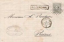 LETTRE AVEC TIMBRE N° 22