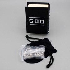 Bracelet Megami Tensei III NOCTURNE en argent sterling pierre de lune comme n...