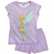 DISNEY pyjacourt pyjashort pyjama LA FEE CLOCHETTE taille 2 ans violet neuf