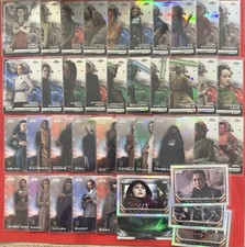 Lot De 40 Cartes Refractor Topps Chrome Star Wars 2024 2025 The Mandalorian 