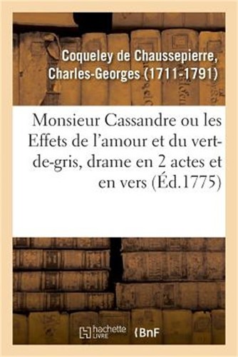 Monsieur cassandre les - monsieur,