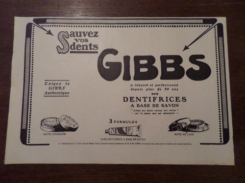 Publicité ancienne octobre