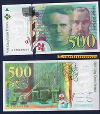 500 Francs Pierre et Marie