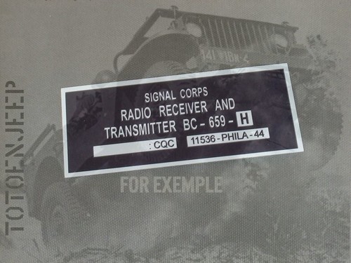 Plate plaque plaquette radio - plaquette,